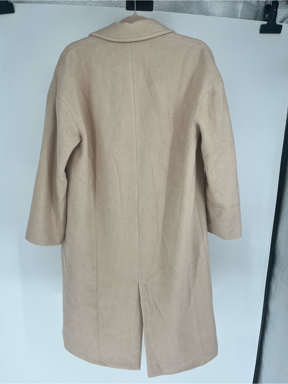 Zara Women's NWT Light Beige Double-Breasted Trench Coat - Picture 2 of 5
